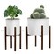 Sorbus Adjustable Metal Plant Stand – Mid Century Style Flower Pot Holder, 10 to 16 Inches Planter Stand for Modern Home Décor, Houseplants – Plant & Pot NOT INCLUDED